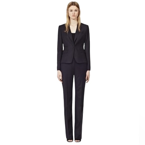 REISS Esther Jon Straight Leg Wool Suit Pants - Picture 1 of 16